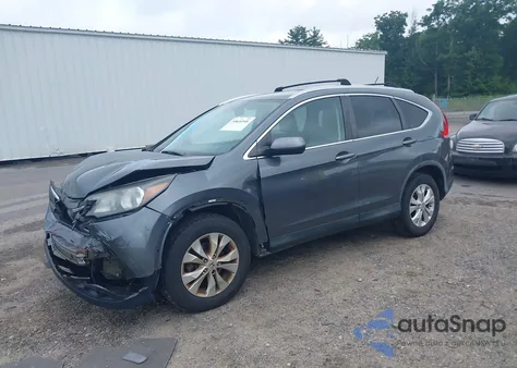 2013 Honda Cr-V Ex-L z USA, uszkodzony, nr VIN 2HKRM4H73DH612674